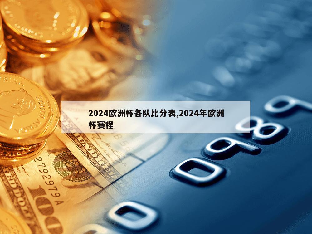 2024欧洲杯各队比分表,2024年欧洲杯赛程